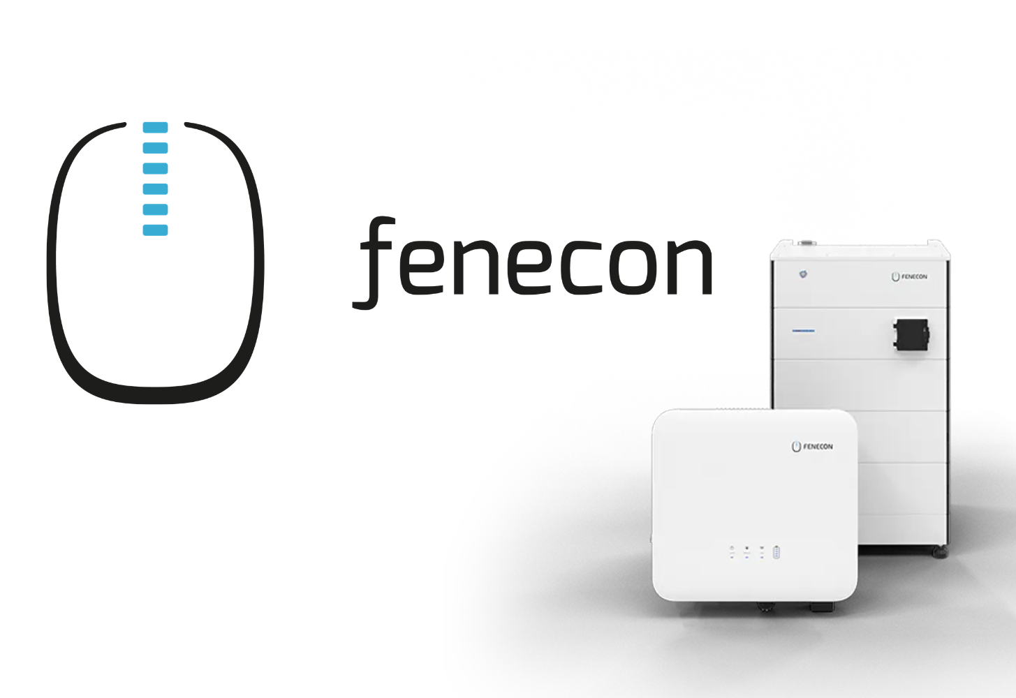 fenecon Logo, Batterie und Wechselrichter